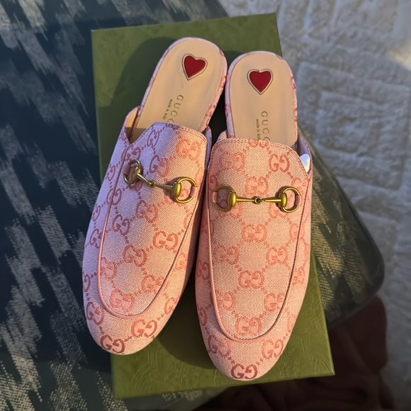 Gorgeous Gucci Princeton canvas mules - Picture 3 of 6